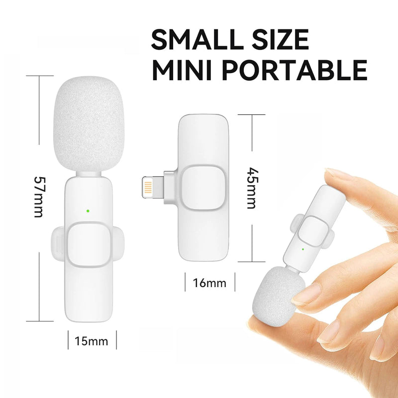 Microfone de Lapela Sem Fio Portátil: Qualidade Profissional de Som, em Qualquer Lugar