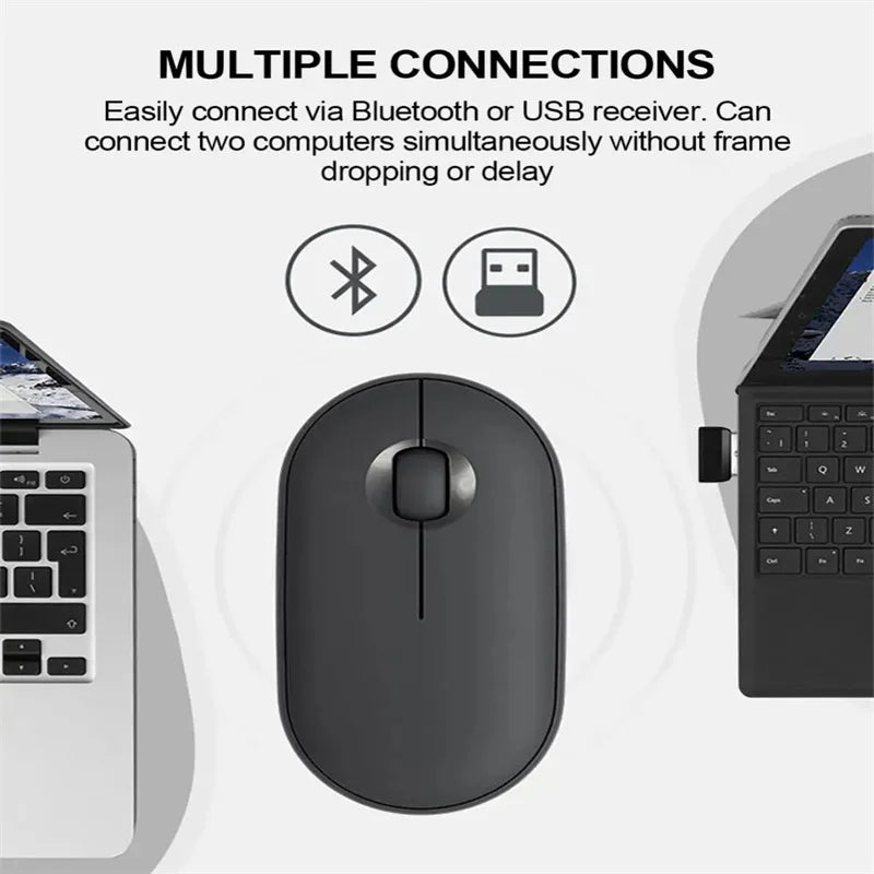 Mouse Sem Fio Pebble: Portabilidade, conectividade dual e precisão óptica para todos os seus dispositivoss